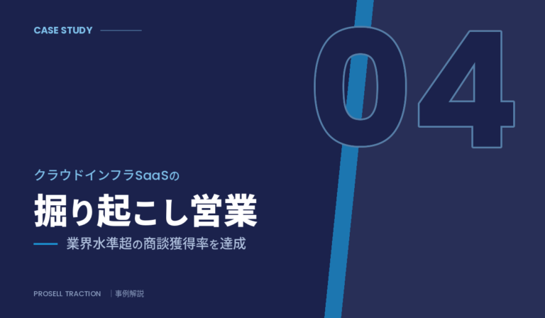 AIインフラ スタートアップ｜クラウドインフラSaaSの掘り起こし営業で、業界水準超の商談獲得率を達成（導入事例）